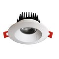 Designers Fountain 3 inch White 4000K Canless Remodel Baffle Integrated LED Recessed Light Kit EV36081WH40